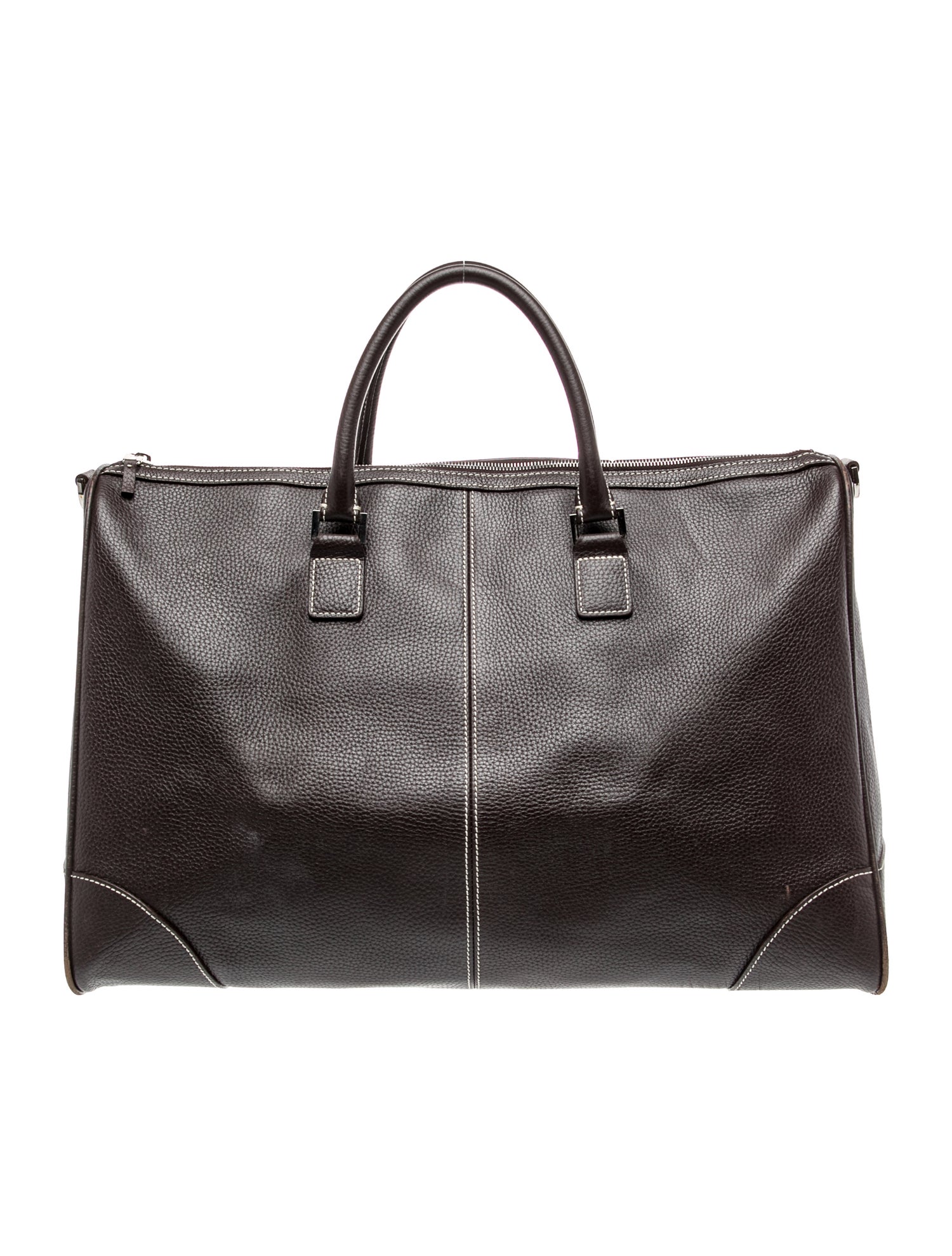 Lambertson Truex Leather Weekender Bag
