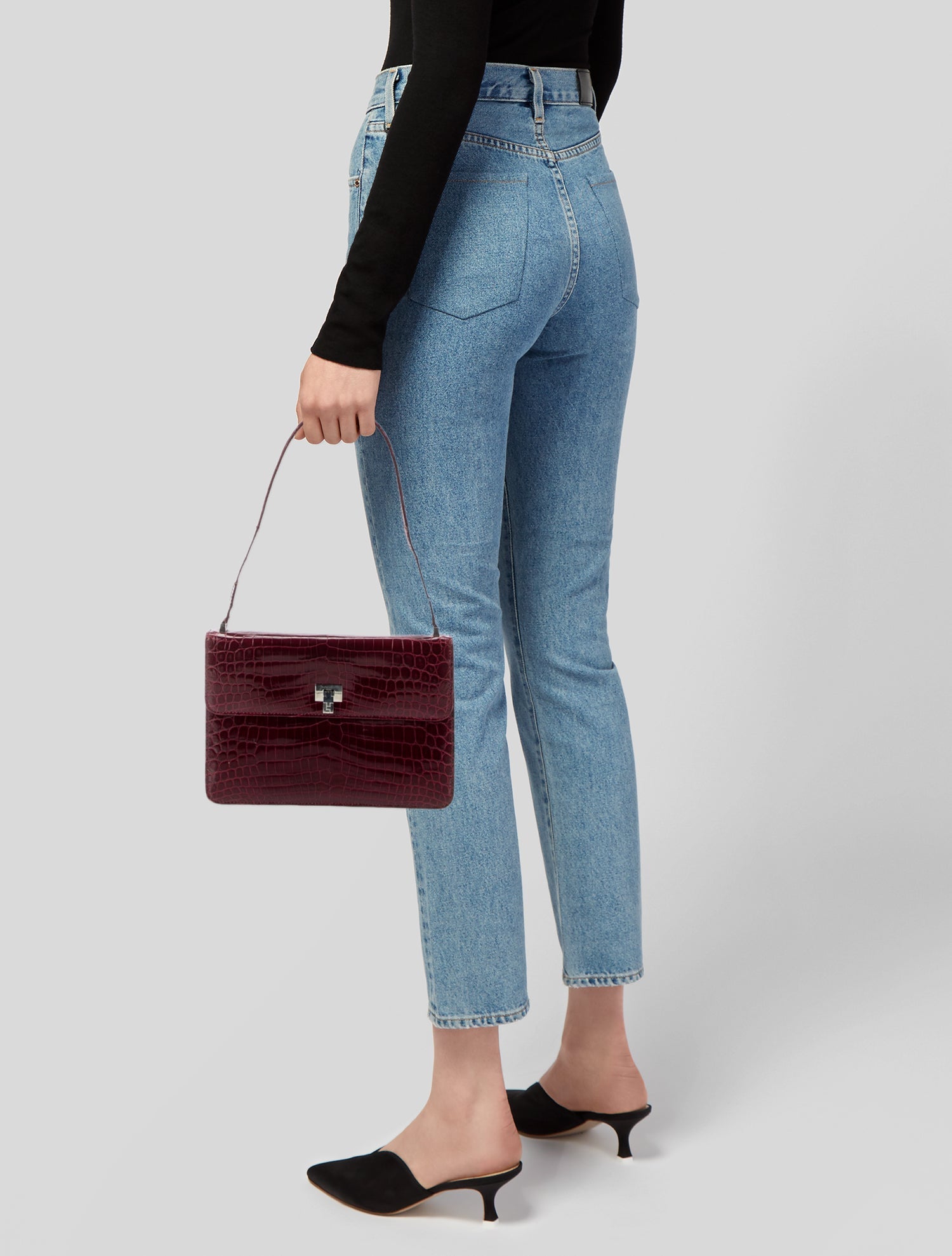 Lambertson Truex Leather Shoulder Bag