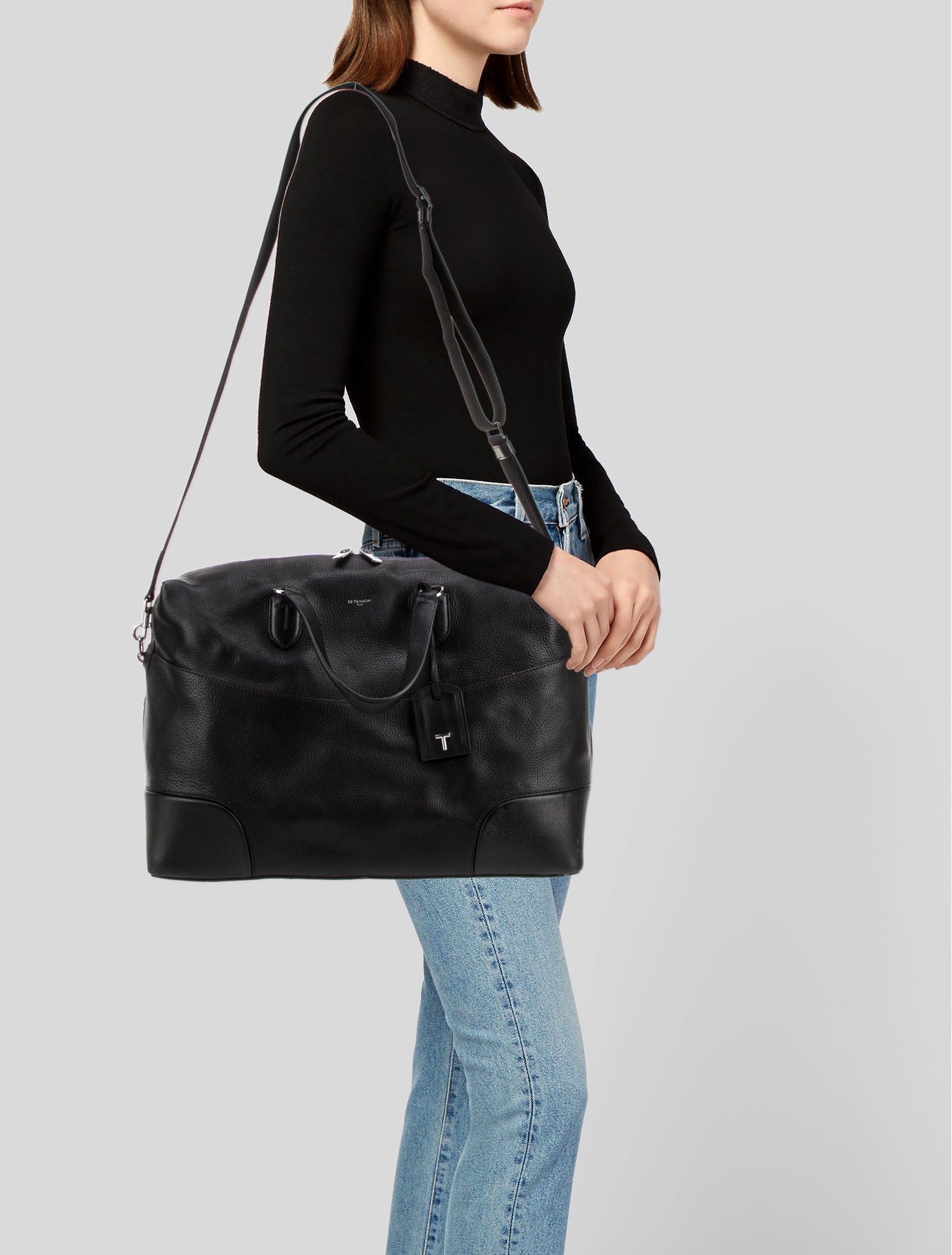 Le Tanneur Leather Top Handle Bag
