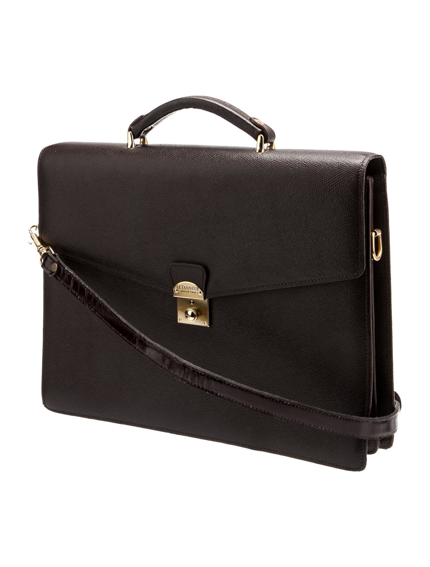 Le Tanneur Leather Briefcase