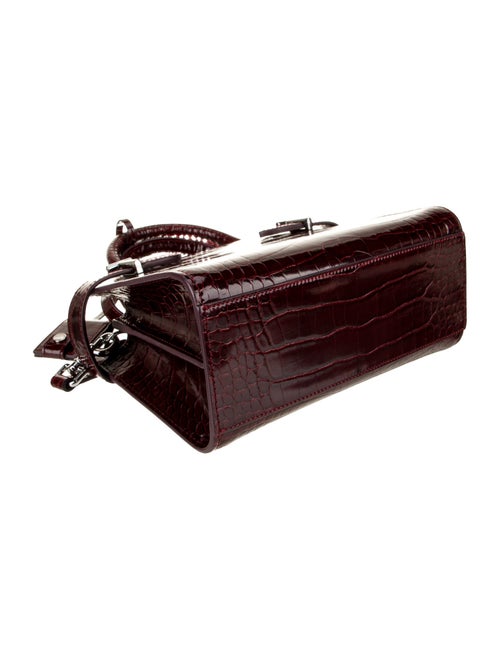 Le Tanneur Embossed Leather Top Handle Bag