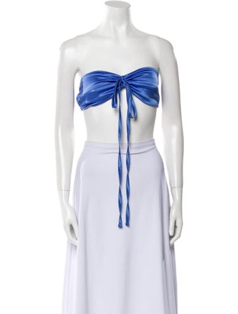 Leset Strapless Crop Top