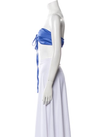 Leset Strapless Crop Top