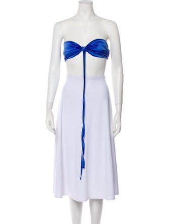 Leset Strapless Crop Top