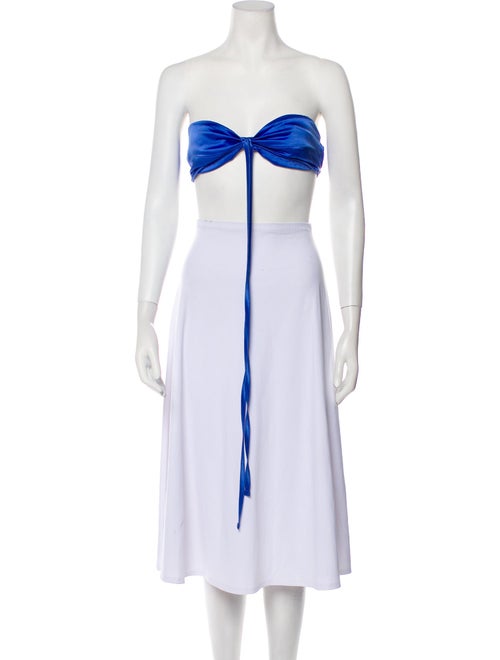 Leset Strapless Crop Top