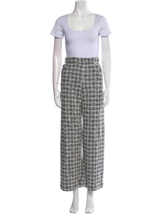Leset Plaid Print Pant Set