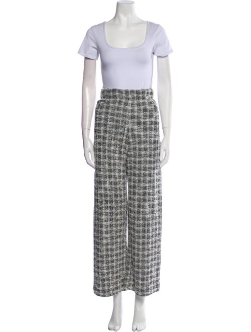 Leset Plaid Print Pant Set