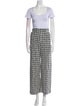 Leset Plaid Print Pant Set