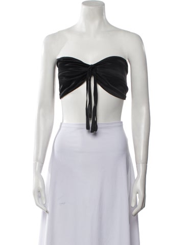 Leset Tops Strapless Crop Top XL