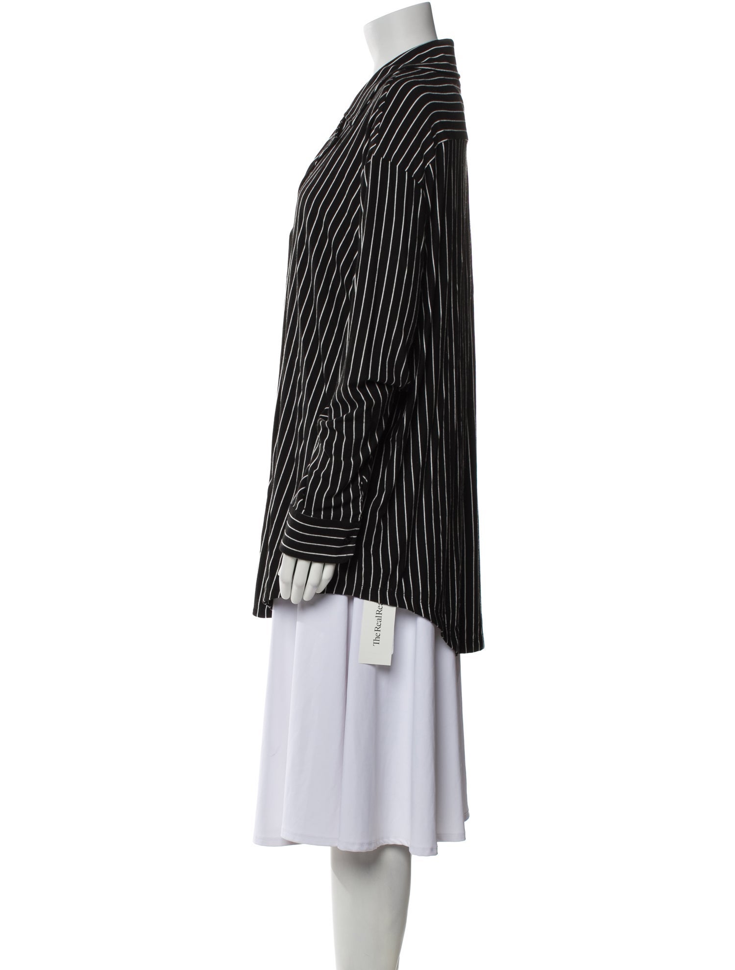 Leset Striped V-Neck Tunic