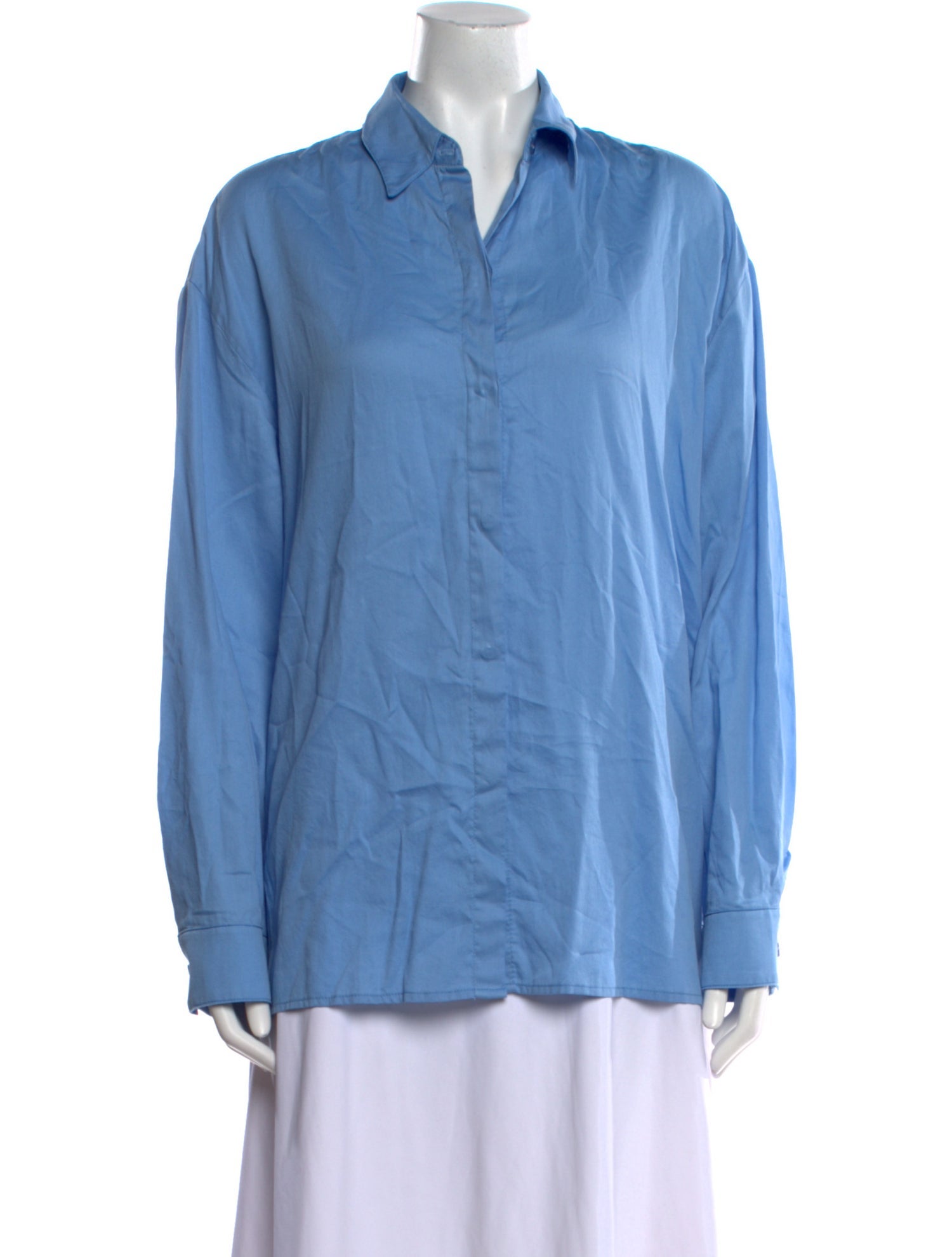 Leset Long Sleeve Button-Up Top