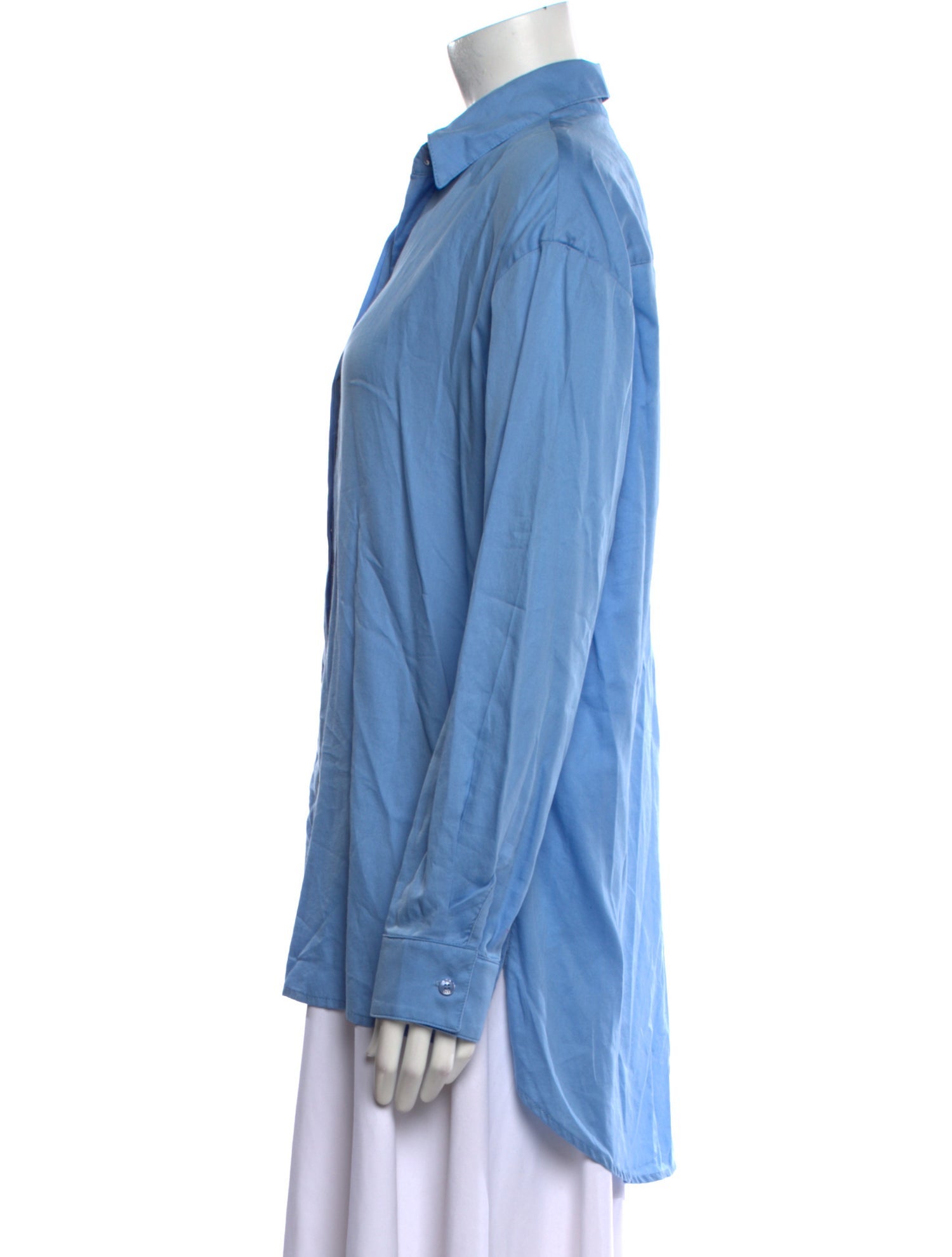 Leset Long Sleeve Button-Up Top