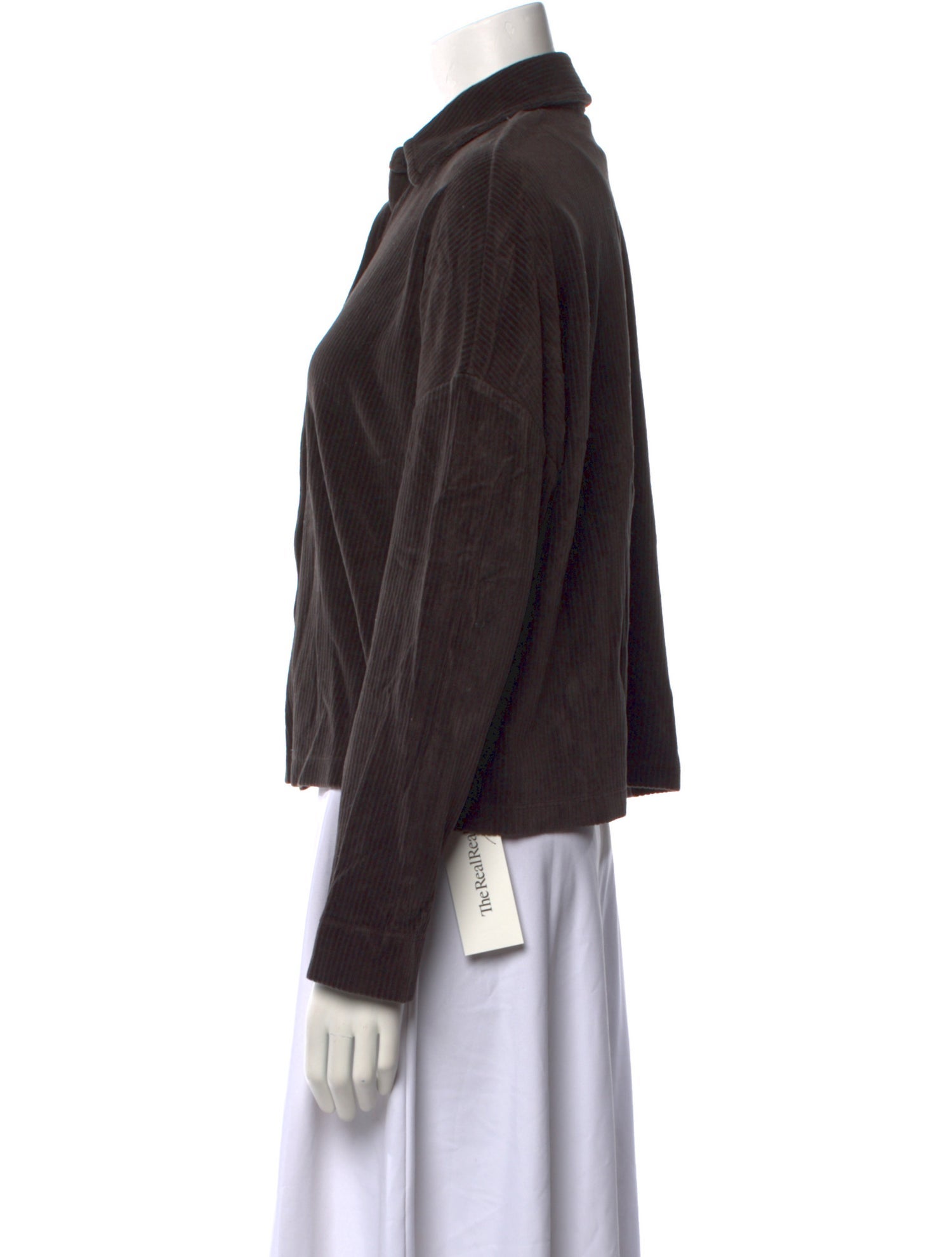 Leset Long Sleeve Button-Up Top