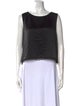 Leset Scoop Neck Sleeveless Crop Top