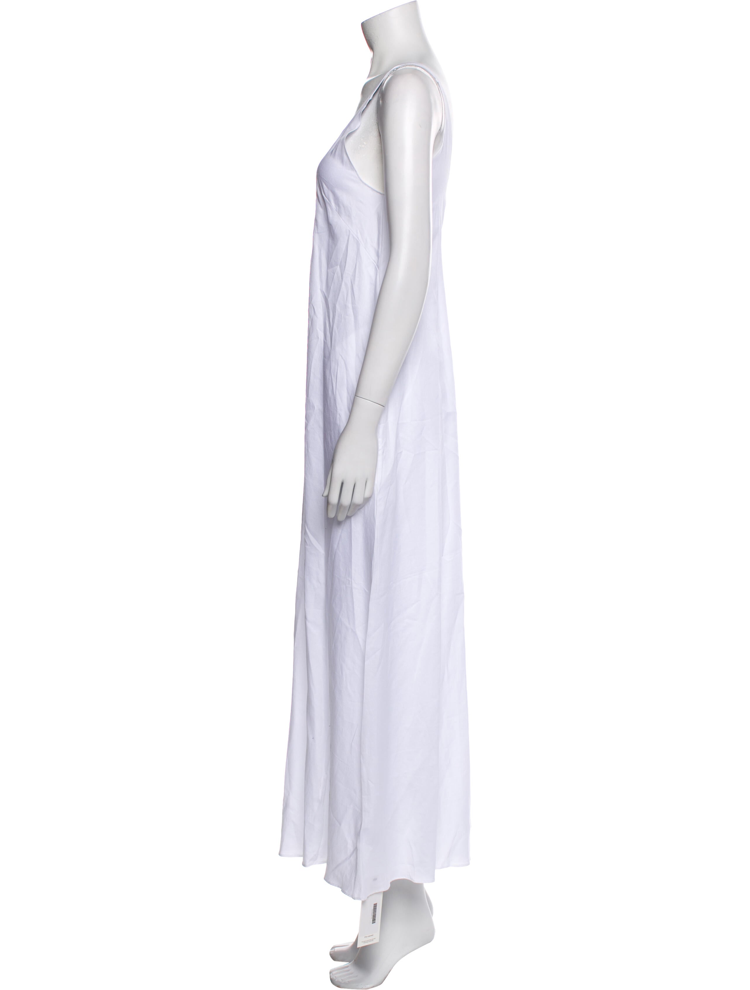 Leset Scoop Neck Long Dress