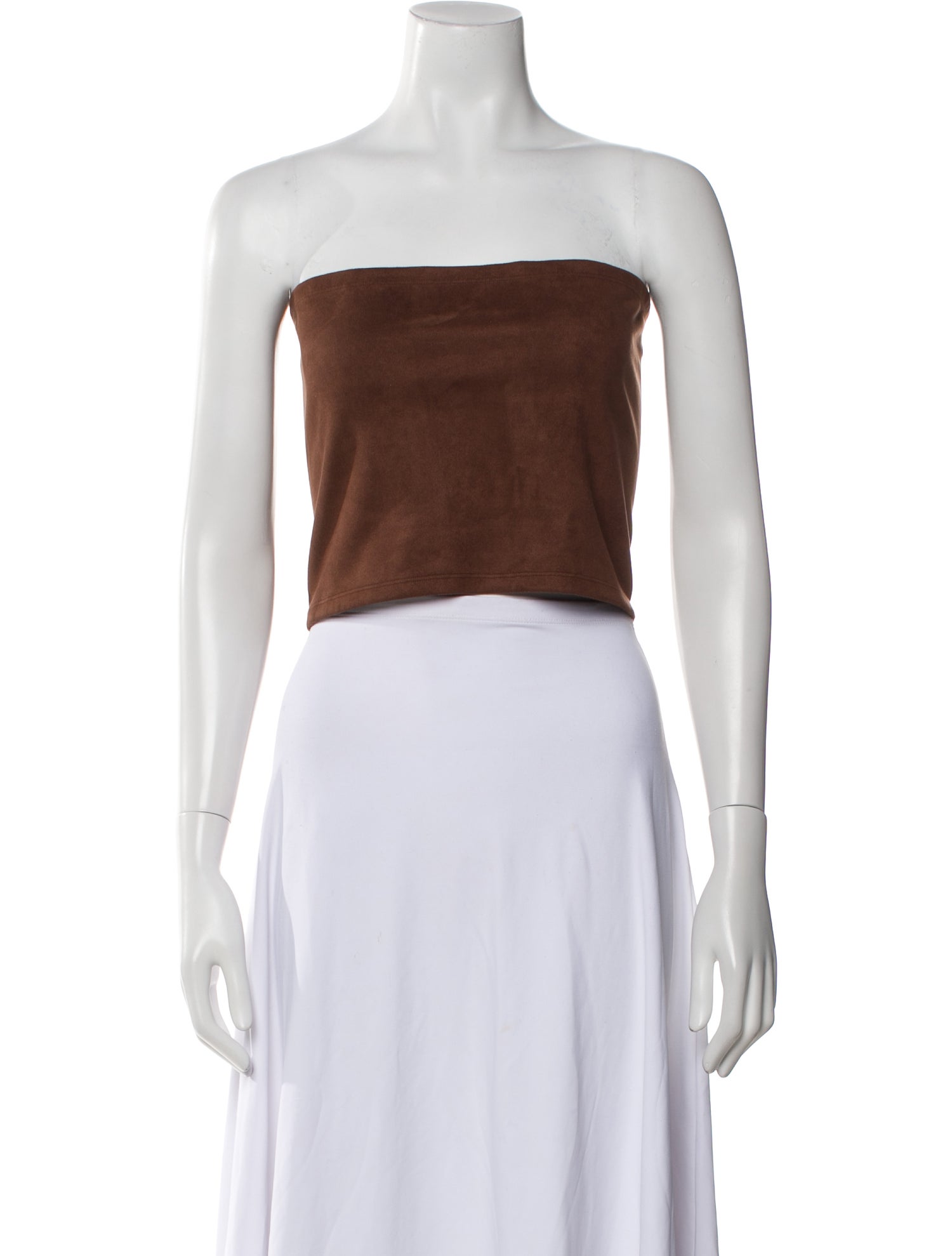 Leset Strapless Crop Top