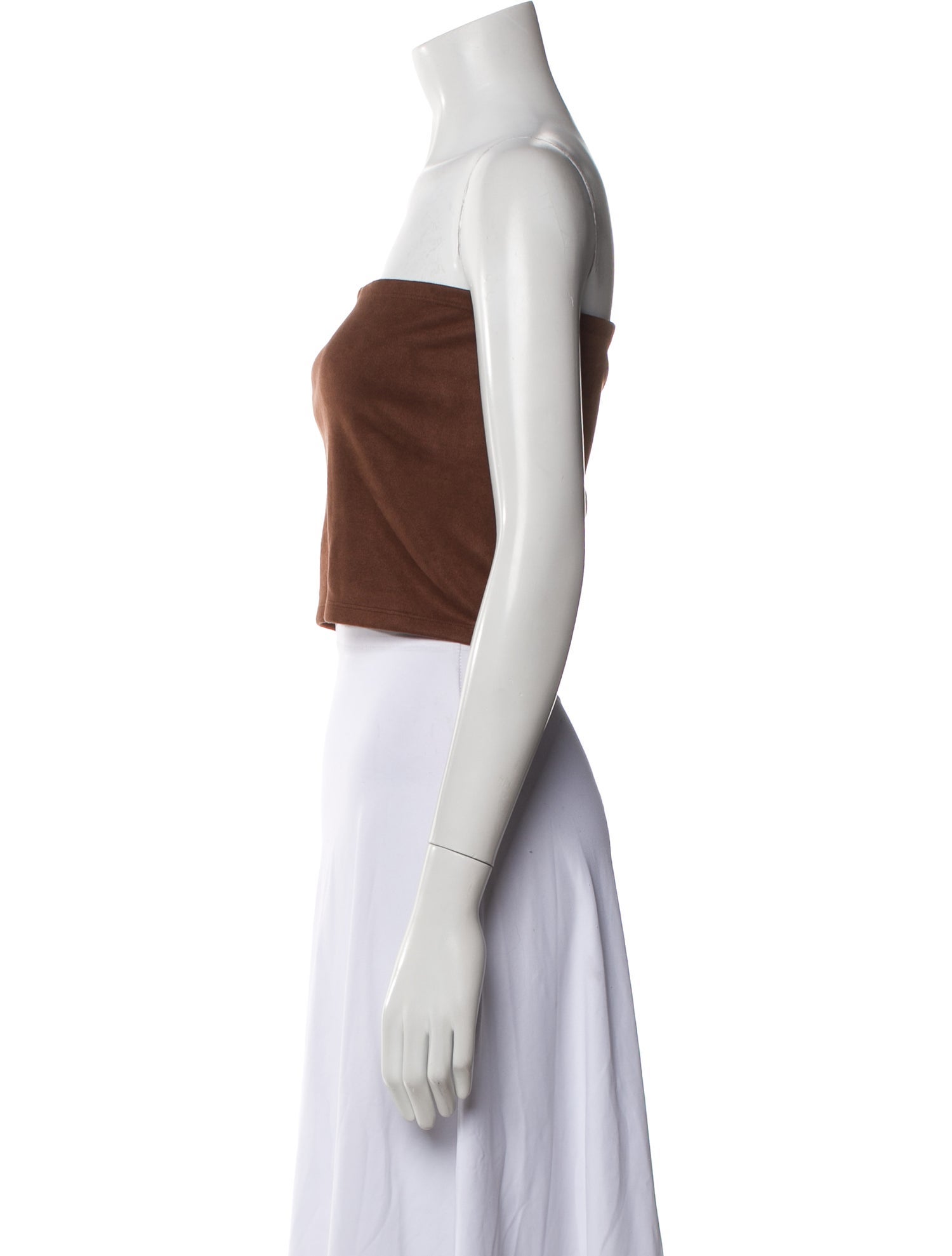 Leset Strapless Crop Top