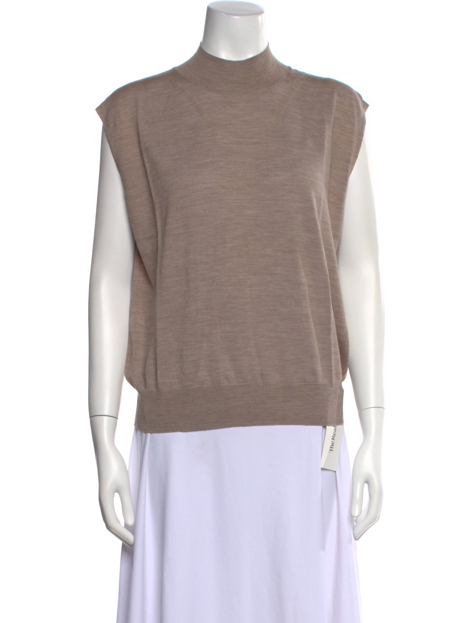 Leset Mock Neck Short Sleeve Sweatshirt