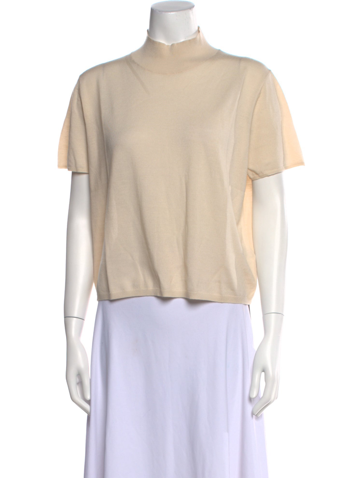 Leset Merino Wool Mock Neck Sweater