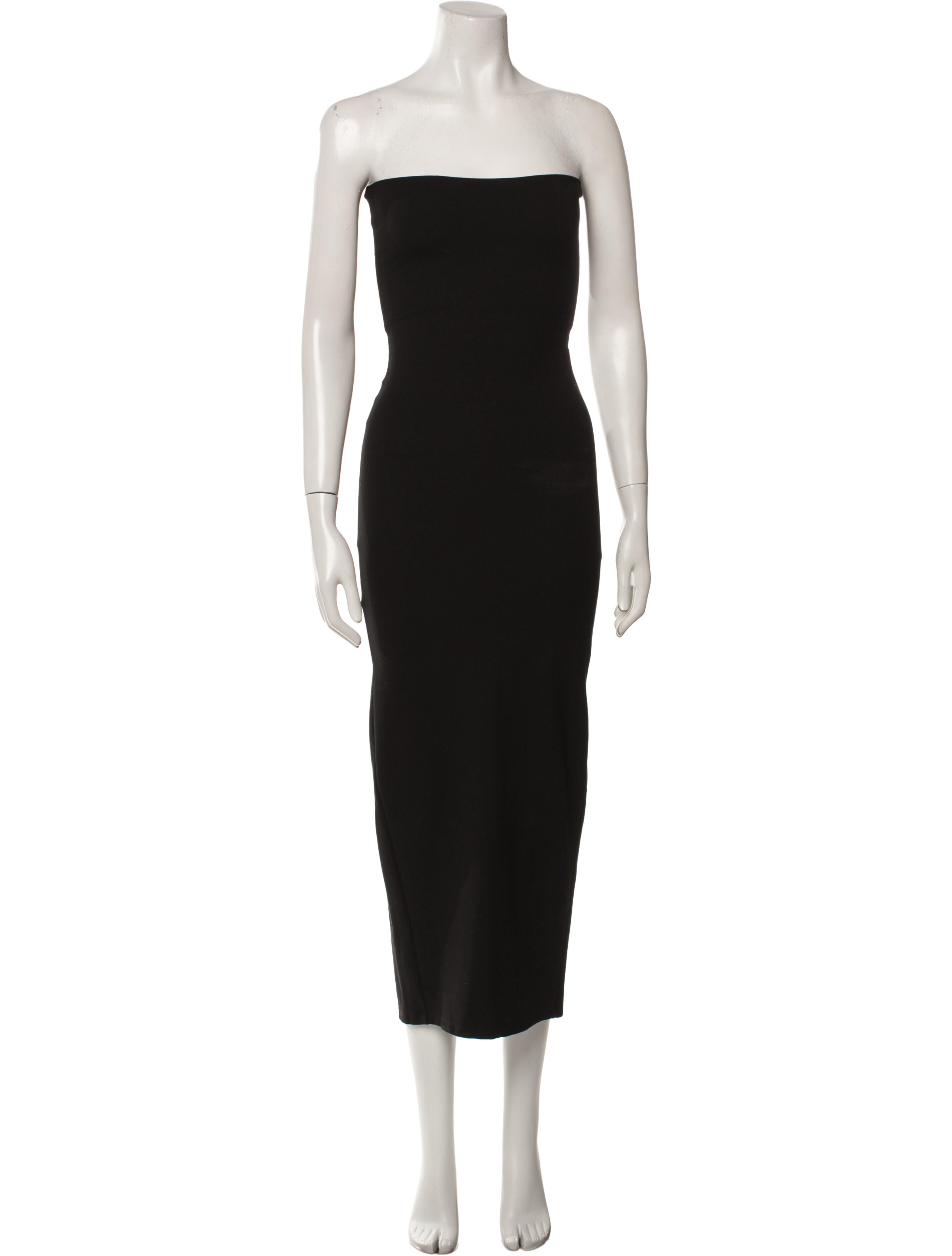 Leset Strapless Midi Length Dress