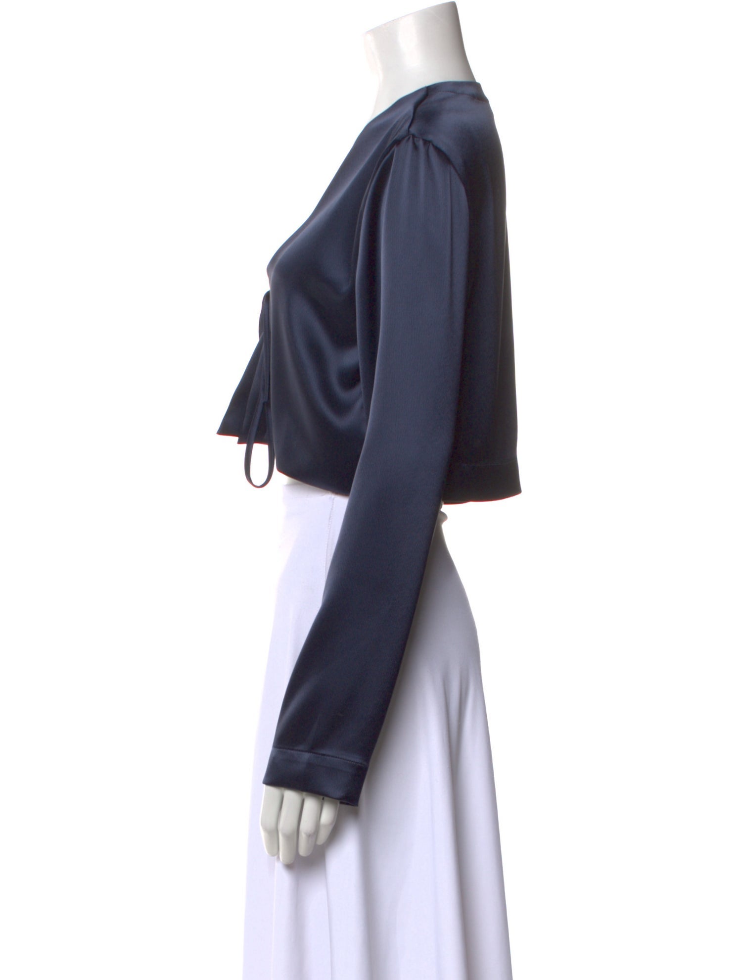 Leset V-Neck Long Sleeve Crop Top