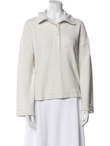 Pre-owned Leset Long Sleeve Top W/ Tags In White