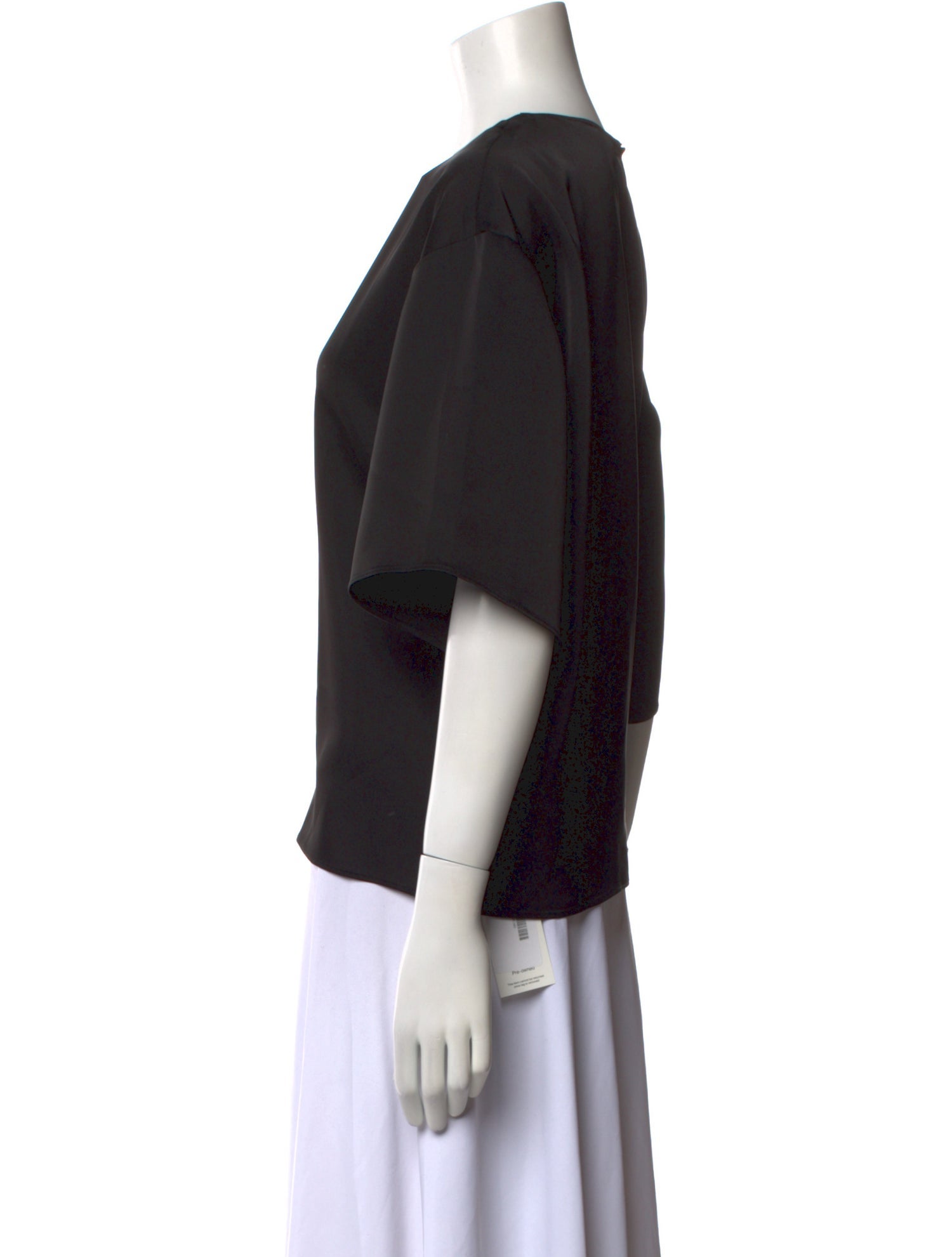 Leset Bateau Neckline Three-Quarter Sleeve T-Shirt w/ Tags