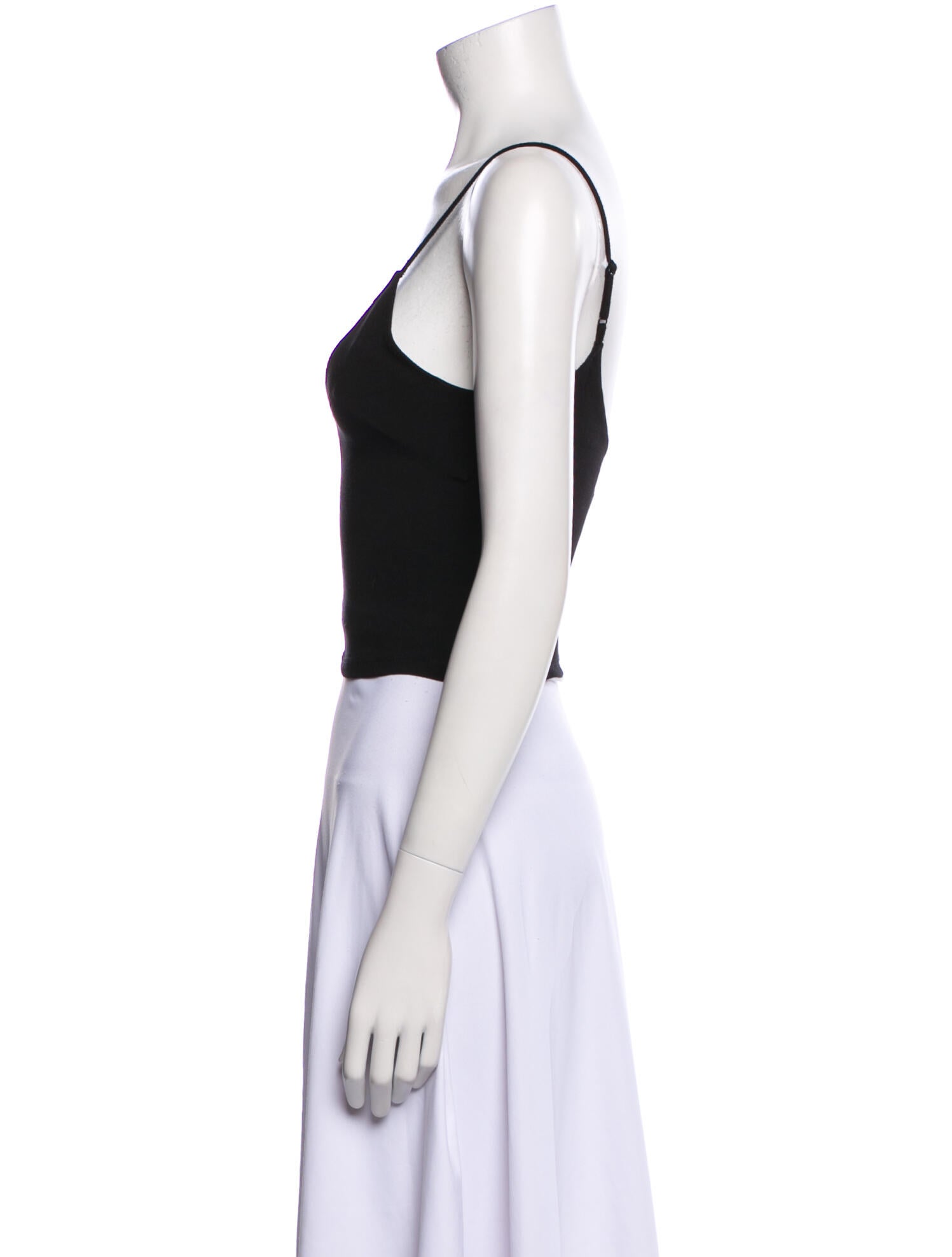 Leset V-Neck Sleeveless Crop Top