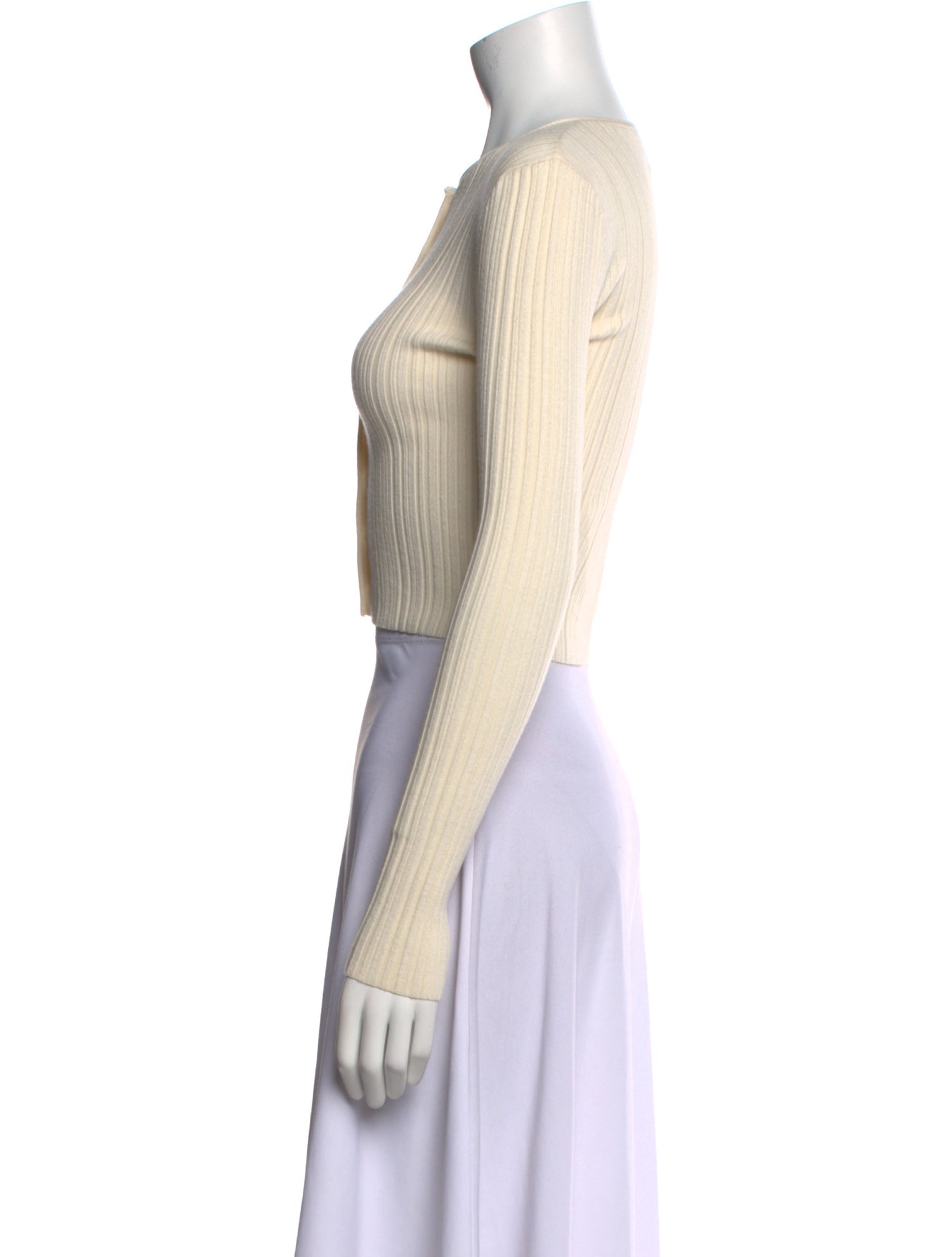 Leset Crew Neck Long Sleeve Crop Top