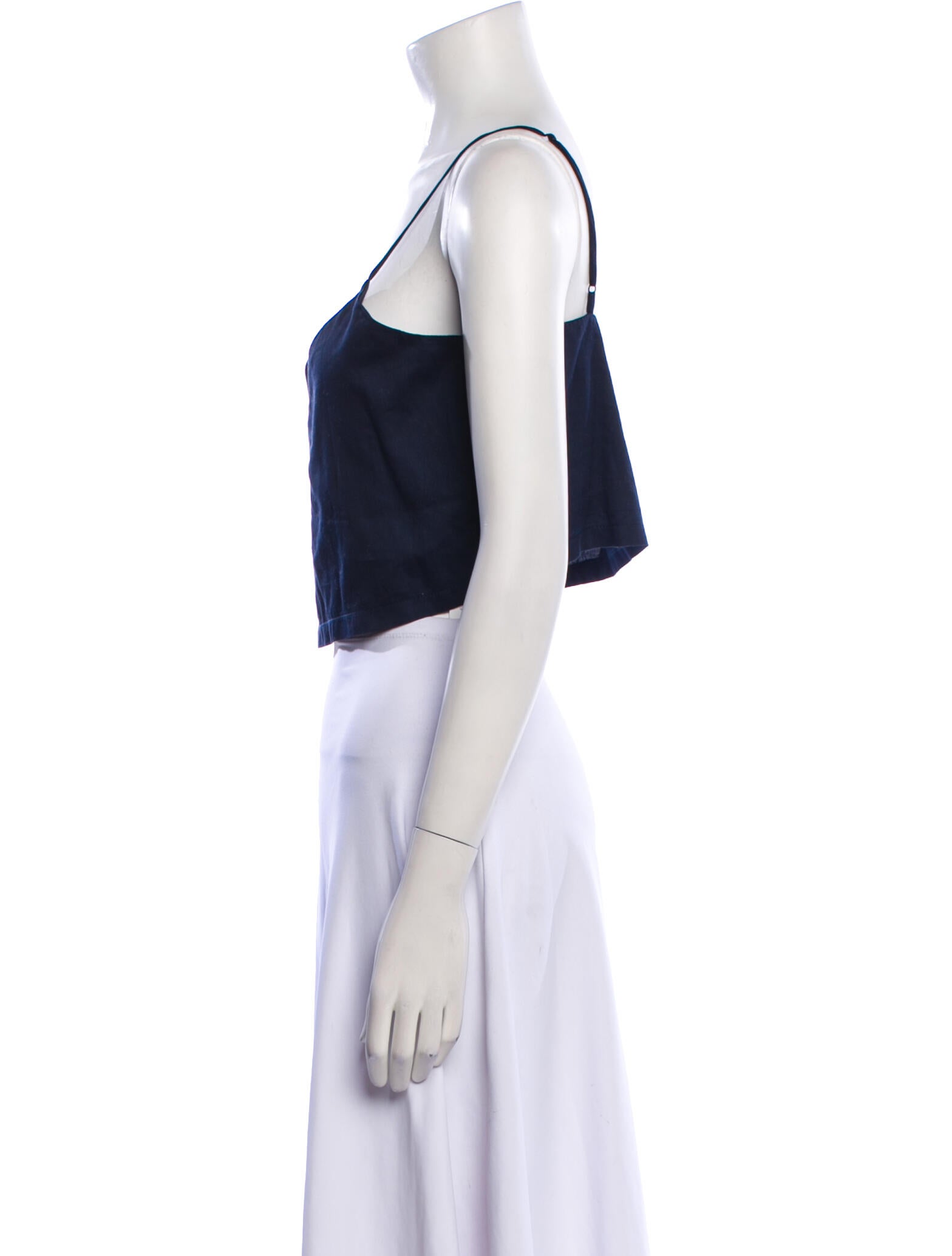 Leset V-Neck Sleeveless Crop Top