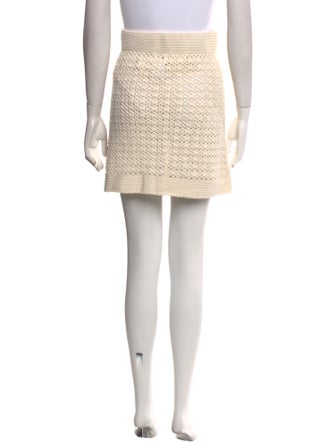 Leset Printed Mini Skirt