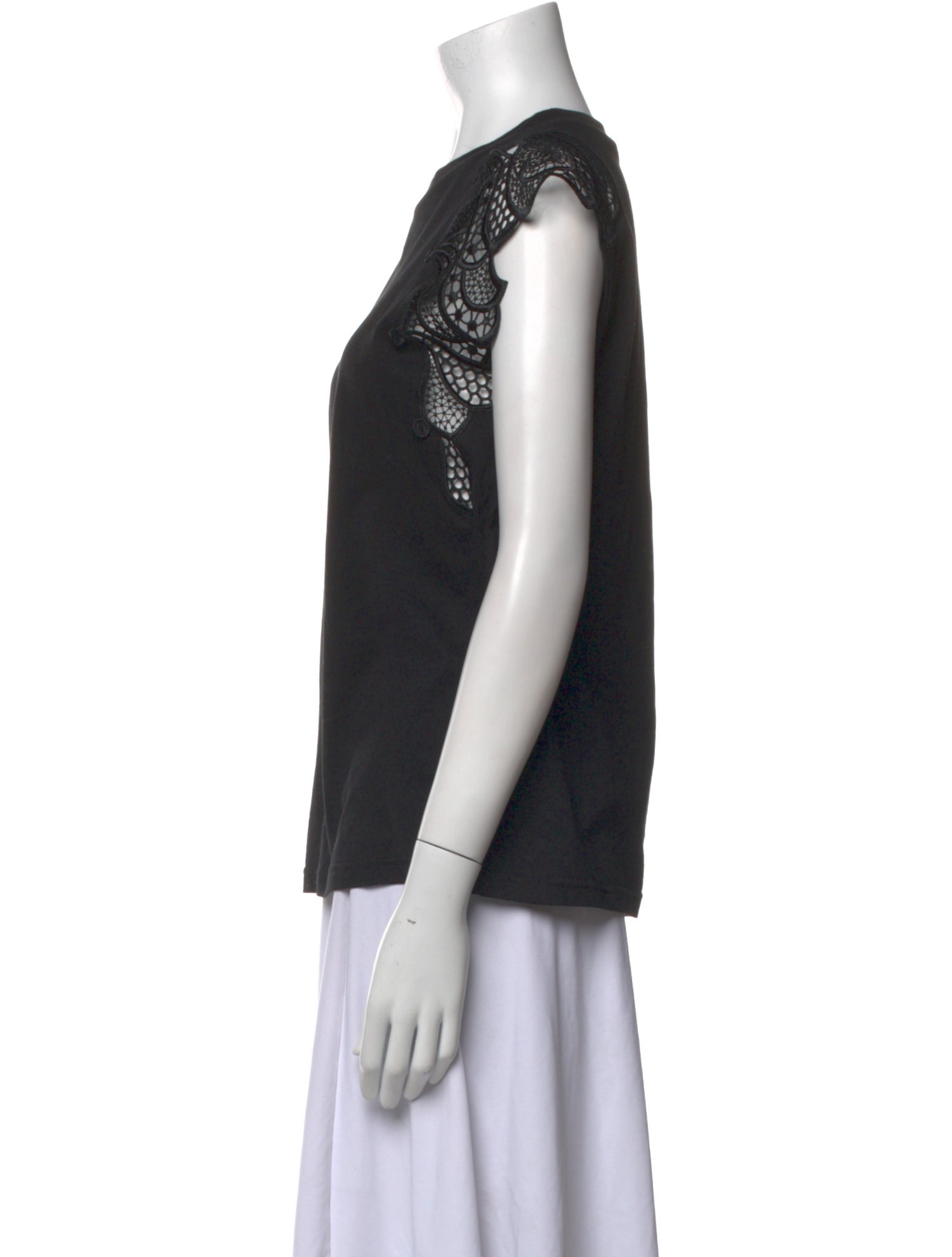 Leset Crew Neck Short Sleeve Top