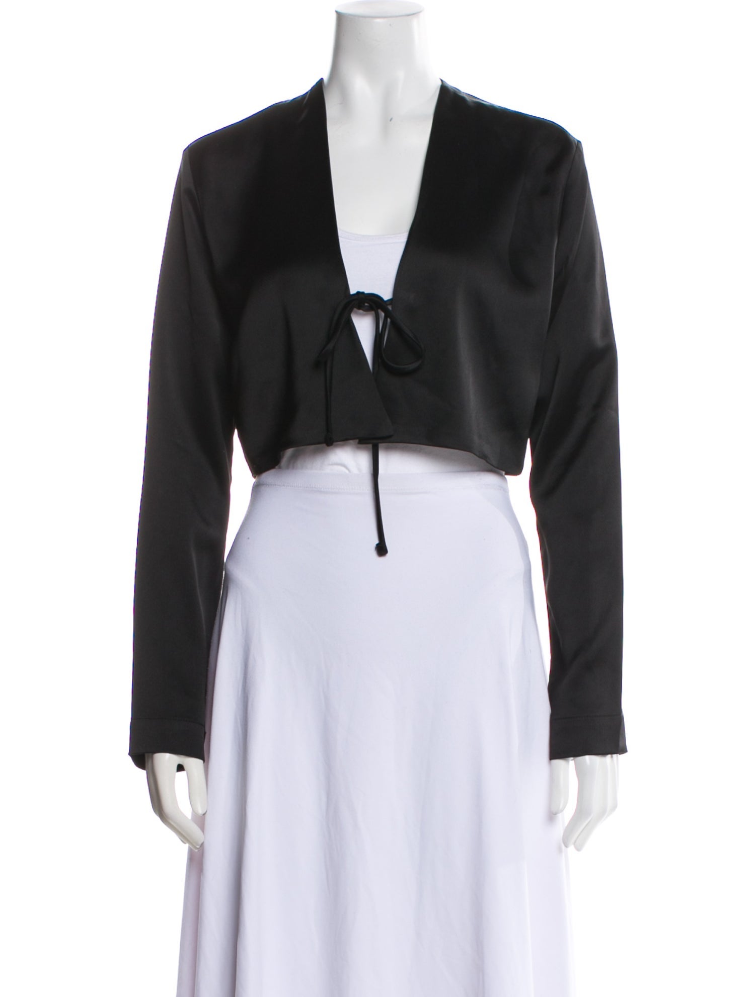 Leset V-Neck Long Sleeve Crop Top