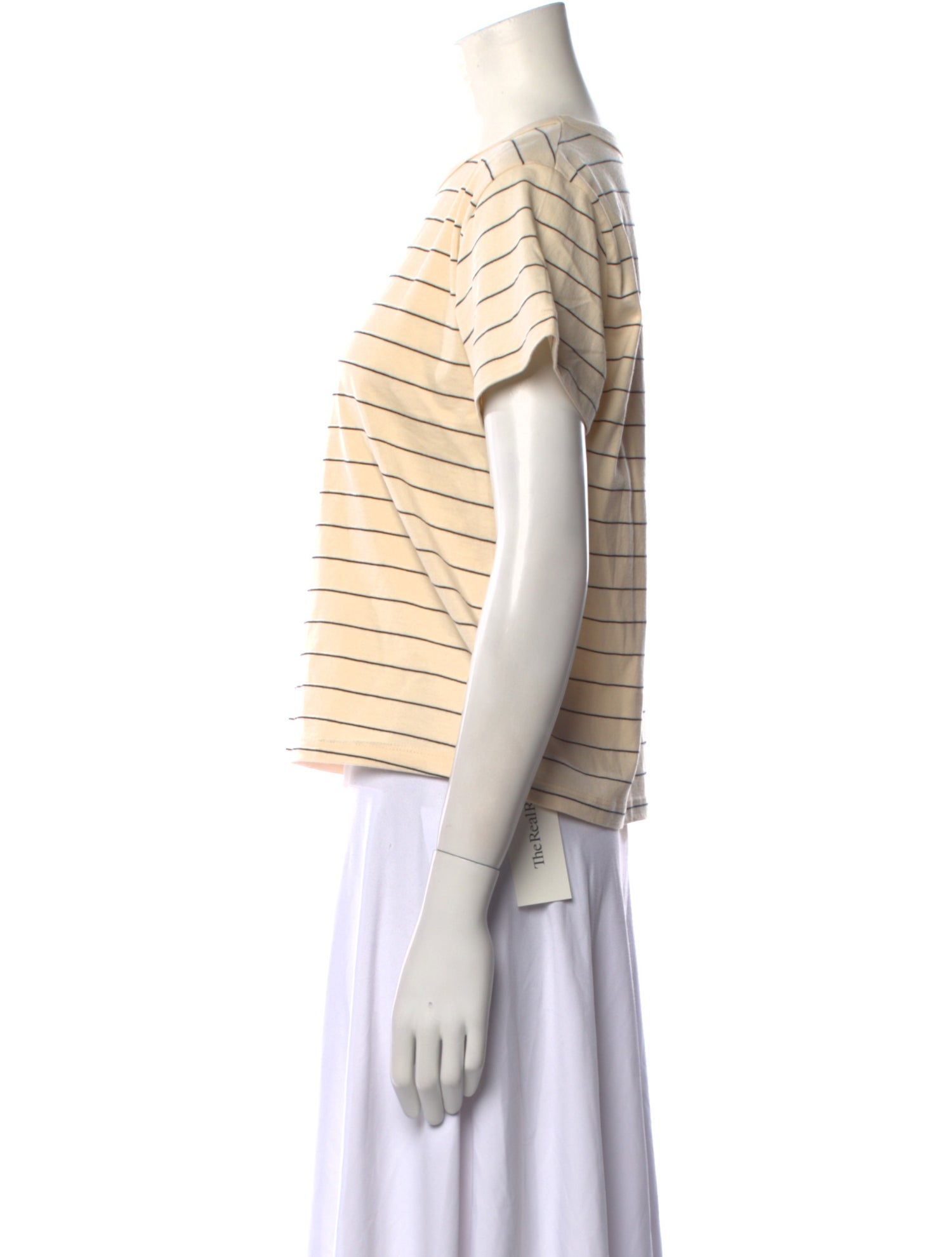 Leset Striped Crew Neck T-Shirt