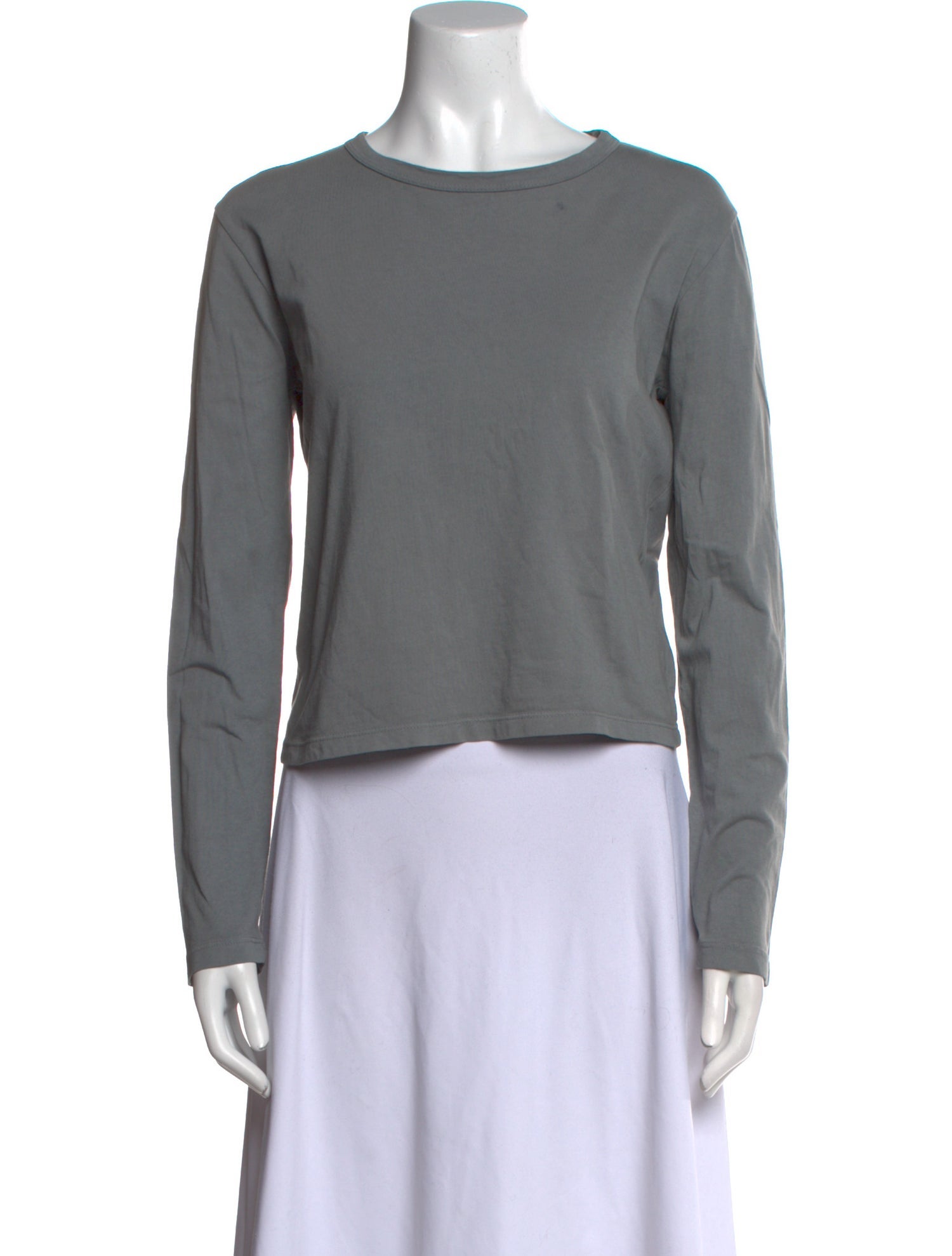 Leset Bateau Neckline Long Sleeve Top