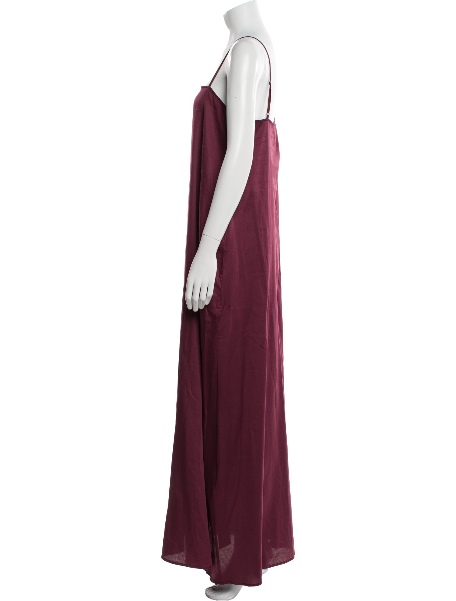 Leset Square Neckline Long Dress
