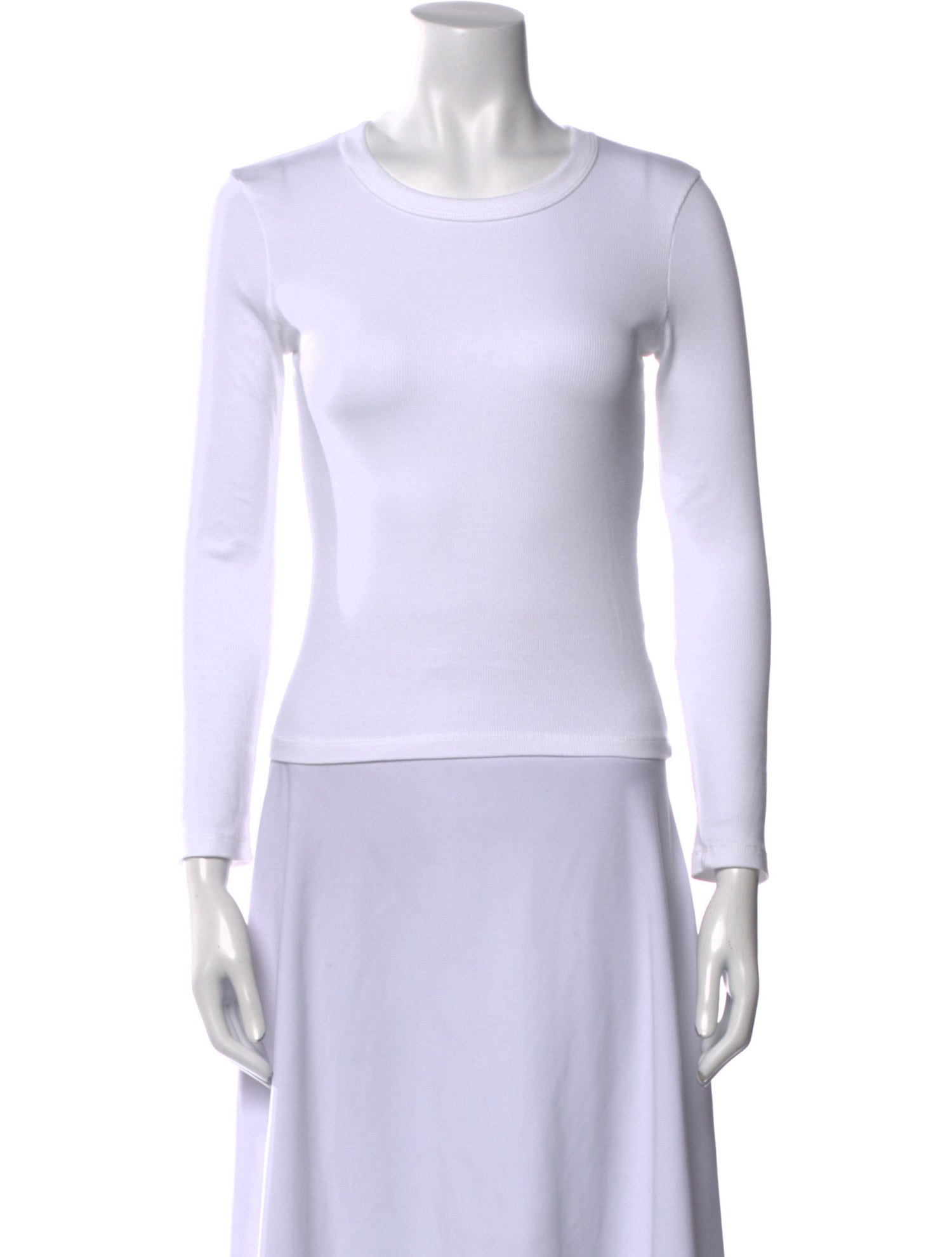 Leset Scoop Neck Long Sleeve Top