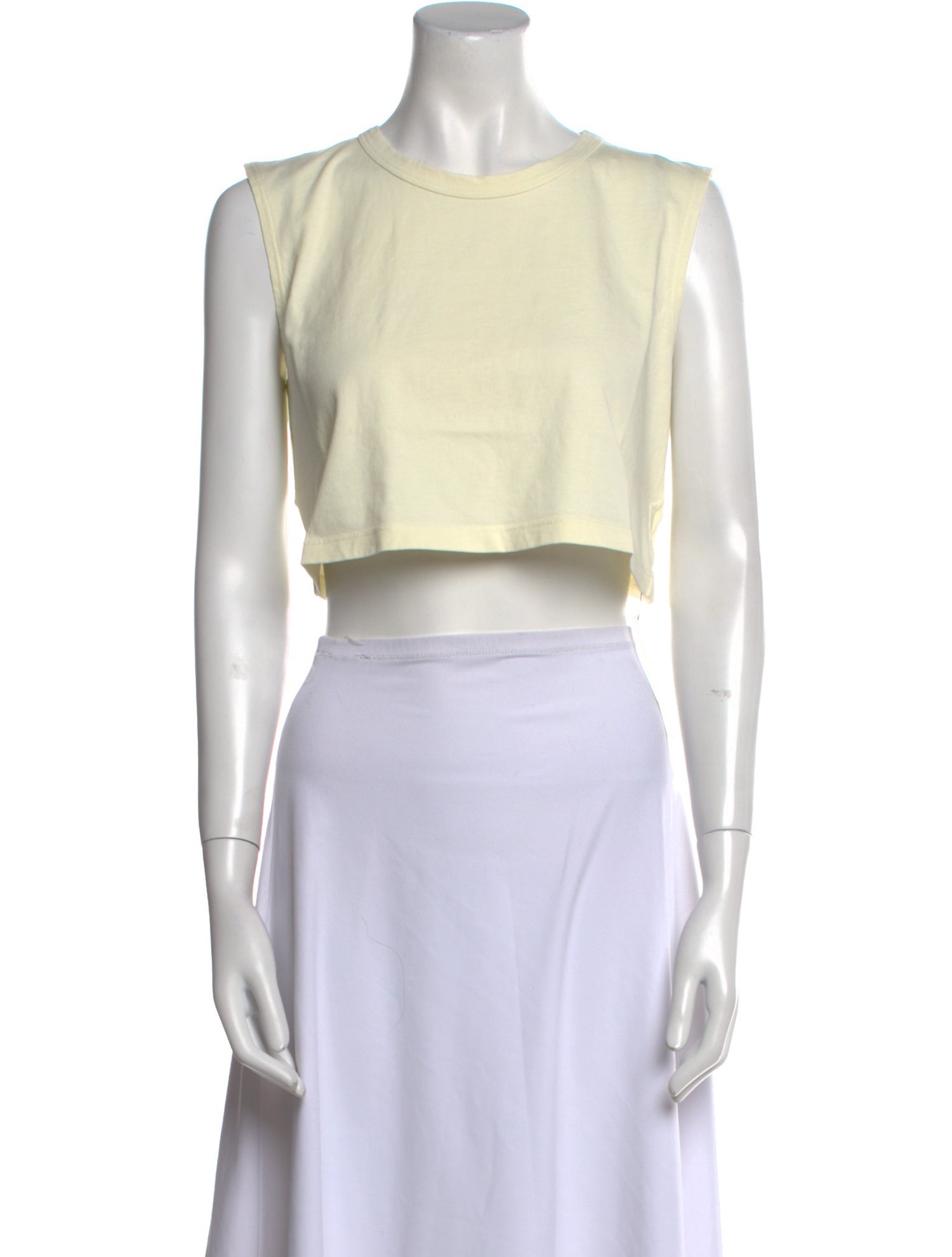 Leset Crew Neck Sleeveless Crop Top w/ Tags