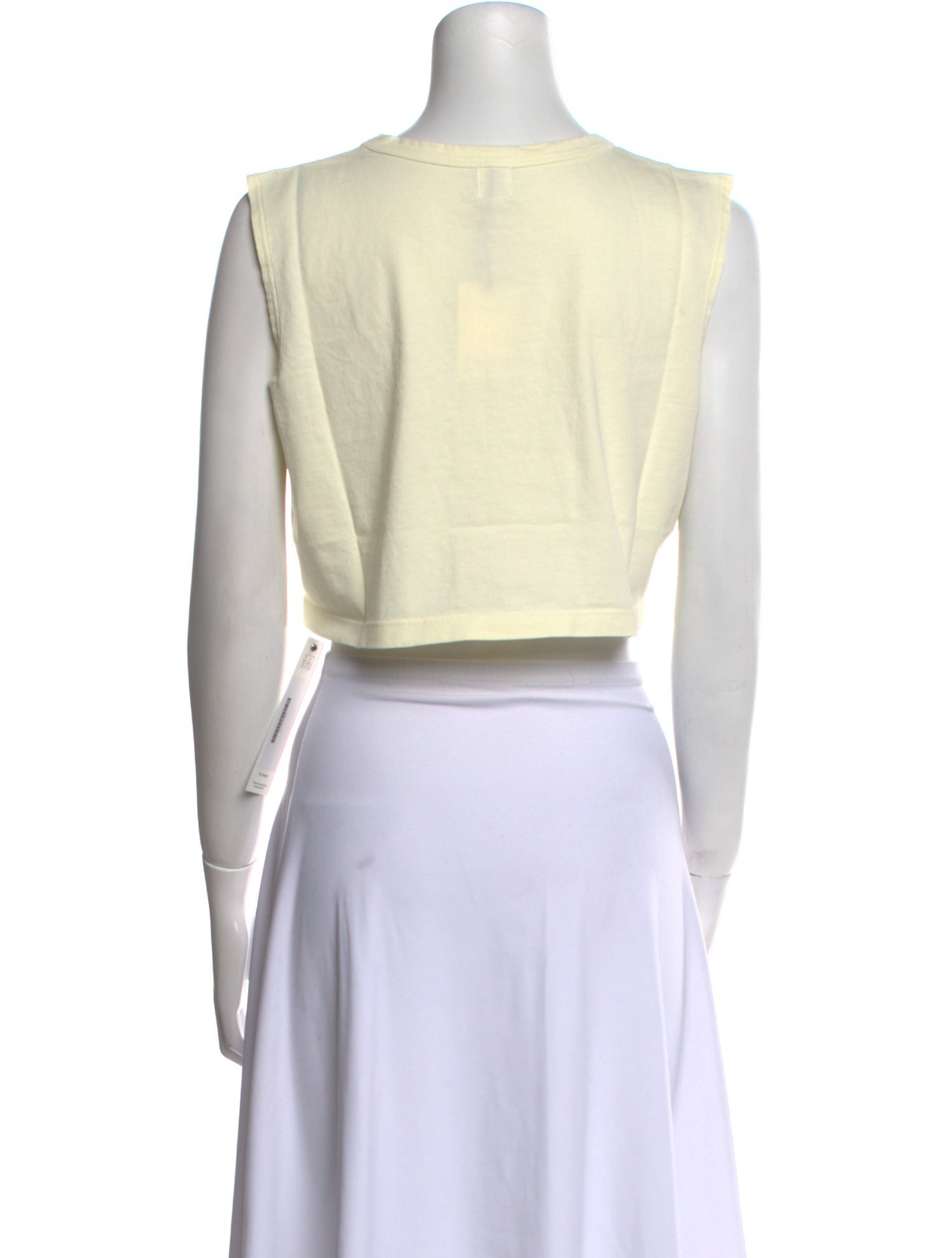 Leset Crew Neck Sleeveless Crop Top w/ Tags