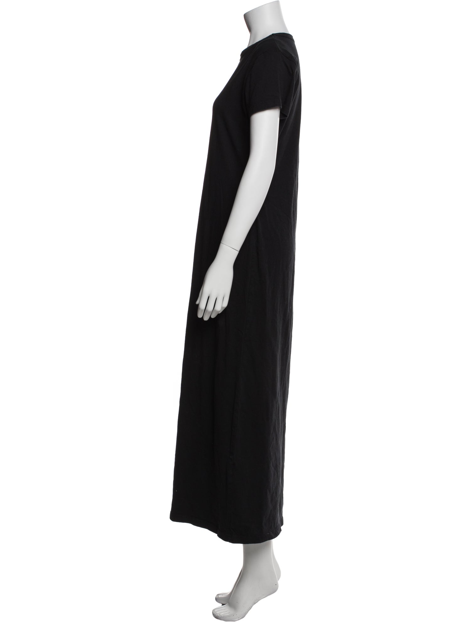 Leset Crew Neck Long Dress