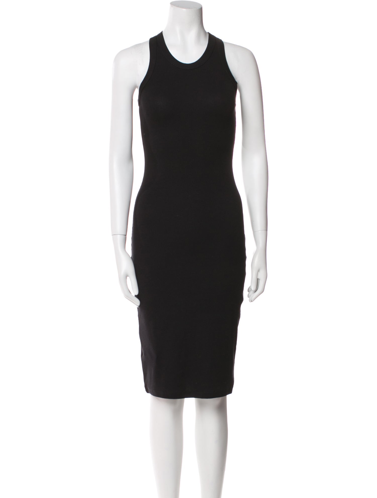 Leset Scoop Neck Knee-Length Dress