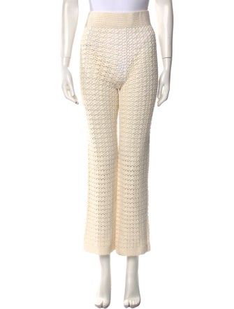 Leset Patterned Straight Leg Pants