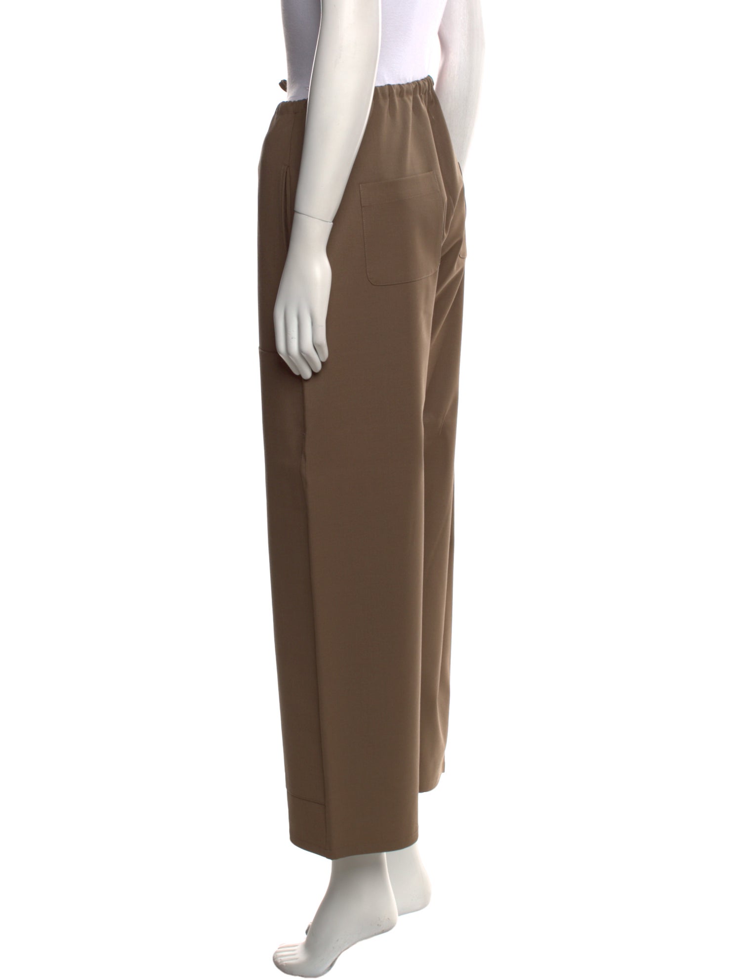 Leset Wool Wide Leg Pants