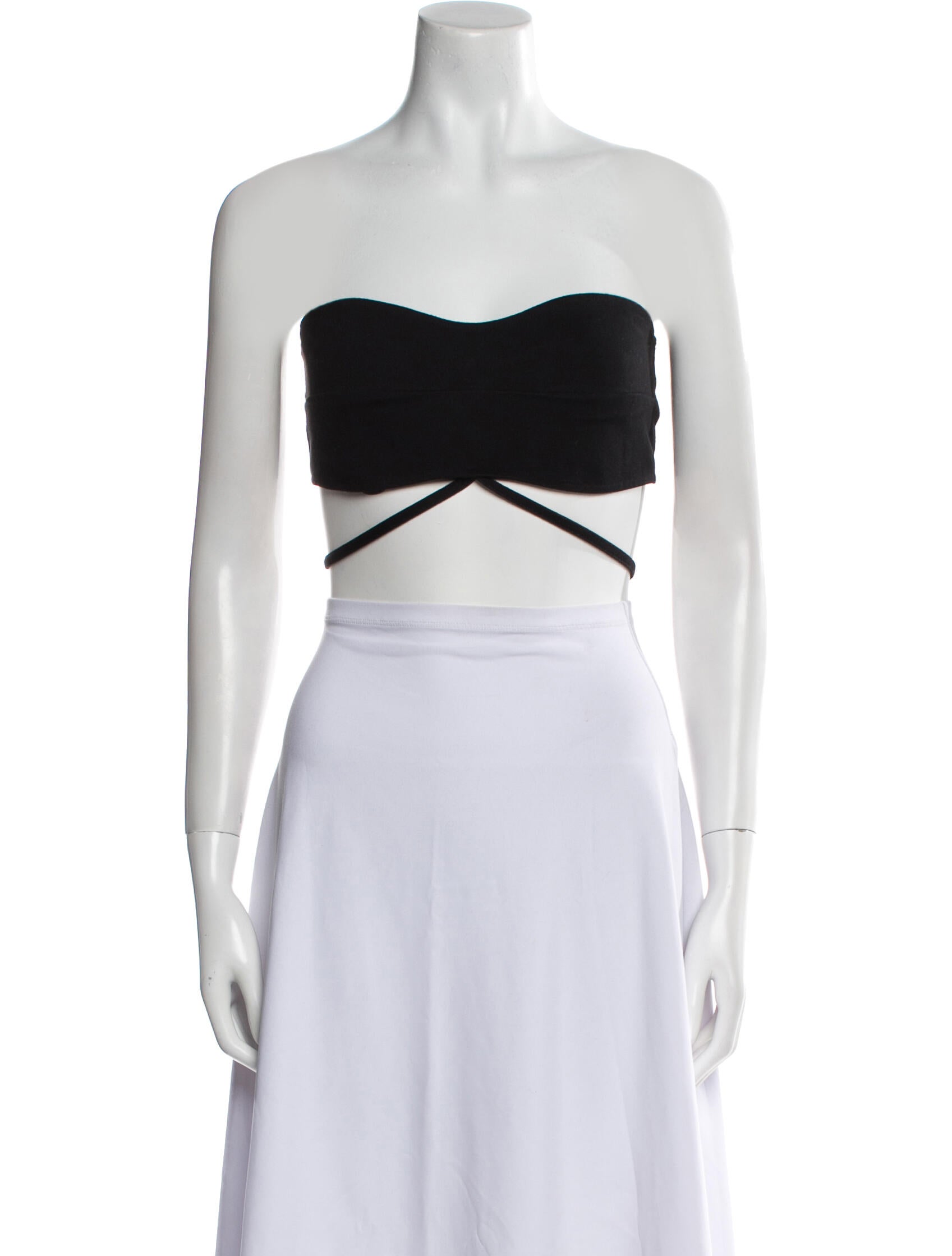 Leset Strapless Crop Top