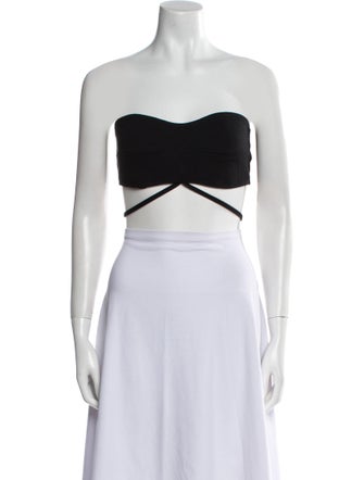 Leset Strapless Crop Top