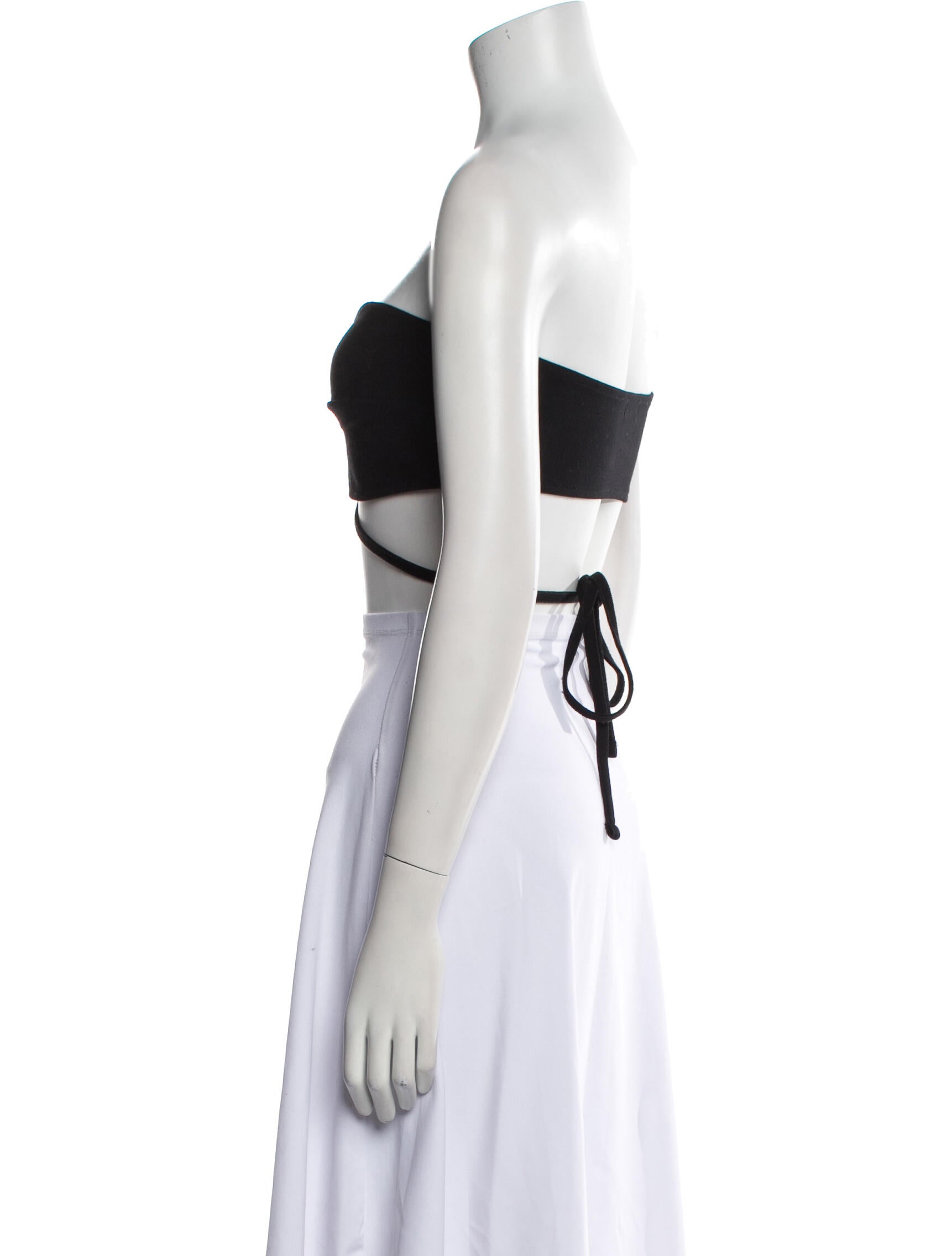 Leset Strapless Crop Top