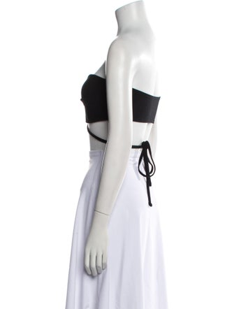 Leset Strapless Crop Top