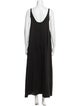 Leset Scoop Neck Long Dress