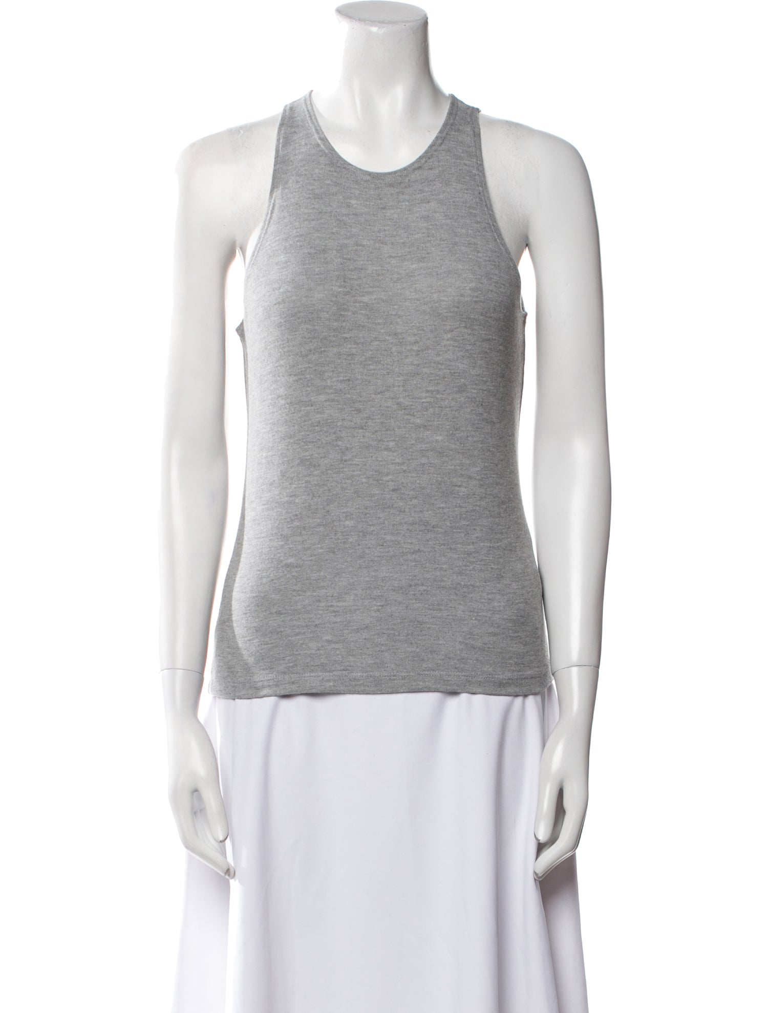Leset Scoop Neck Sleeveless Top