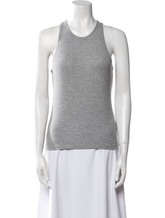 Leset Scoop Neck Sleeveless Top